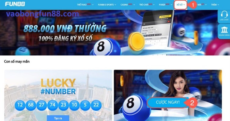 Hướng dẫn cách chơi lô đề Fun88 Hướng dẫn cách chơi lô đề Fun88